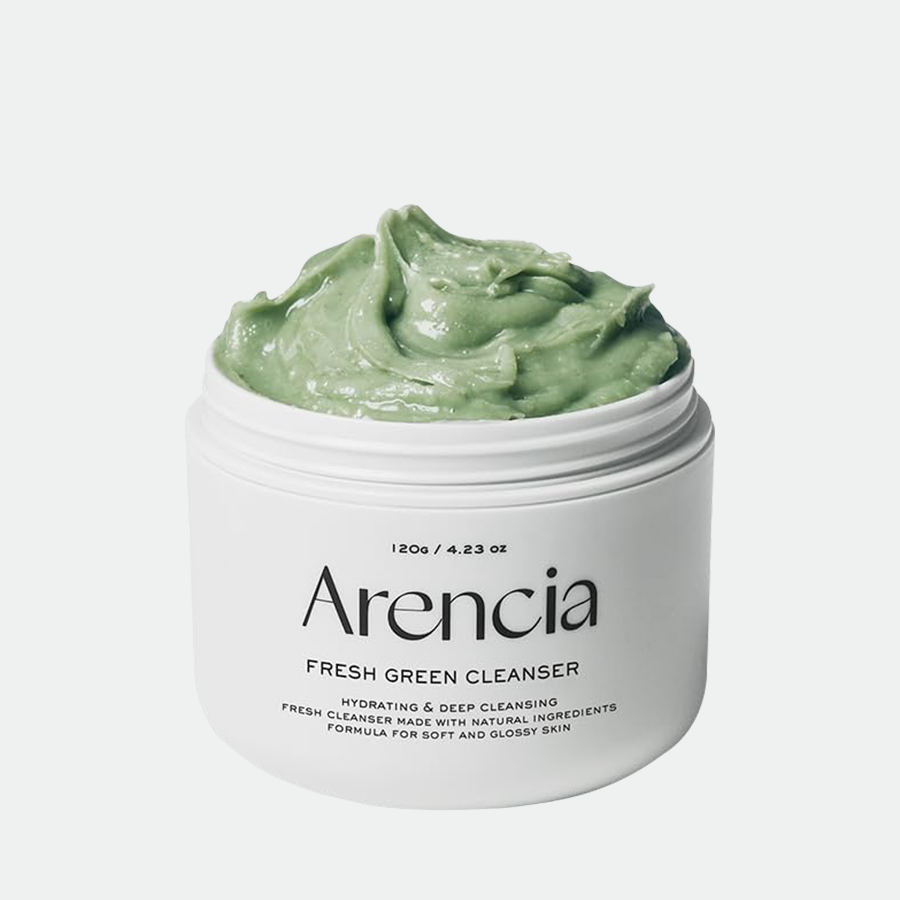 Fresh Green Rice Mochi Cleanser | Textura de mochi