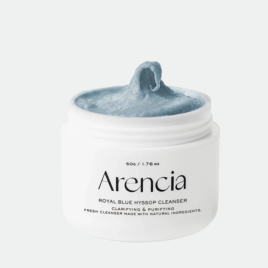 Royal Blue Hyssop Cleanser | Textura de mochi