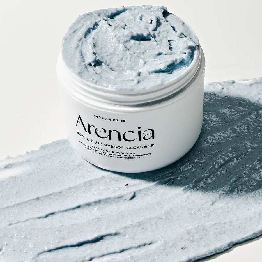 Royal Blue Hyssop Cleanser | Textura de mochi