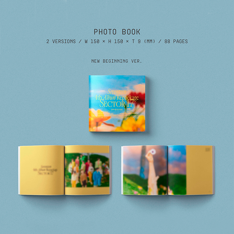 SEVENTEEN 4th Repackage Album 'Sector 17' (Random Ver.)