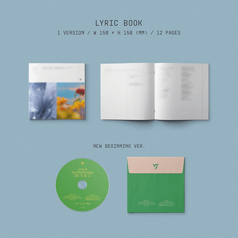 SEVENTEEN 4th Repackage Album 'Sector 17' (Random Ver.)